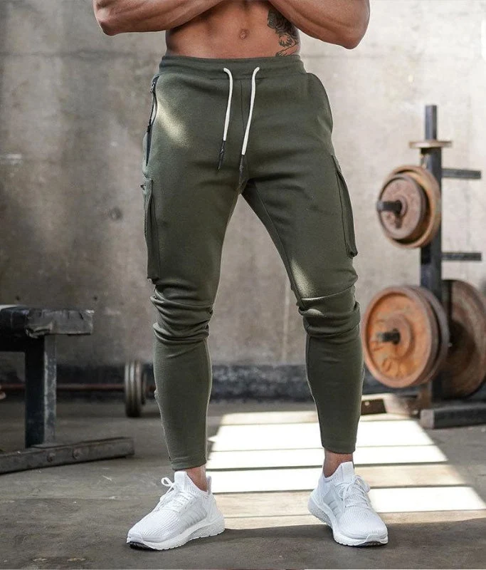 Herren-Jogginghose mit 4-Wege-Stretch und Taschen – Sporthose für Alltag und Training