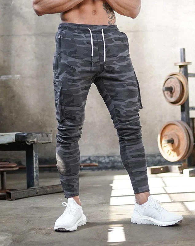 Herren-Jogginghose mit 4-Wege-Stretch und Taschen – Sporthose für Alltag und Training