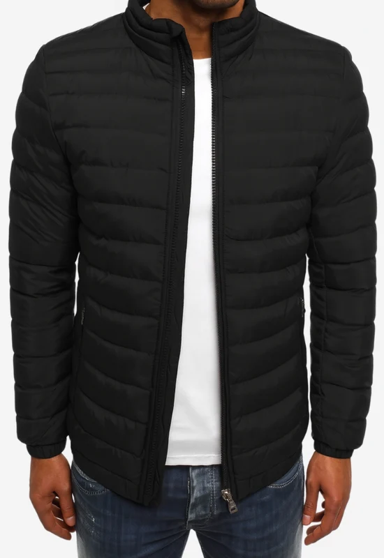 Herrenjacke - Elegante Gesteppte Jacke für Kühle Tage, Sportlich und Stilvoll