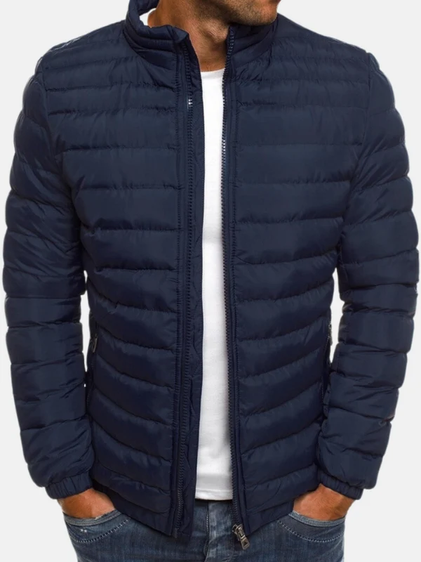 Herrenjacke - Elegante Gesteppte Jacke für Kühle Tage, Sportlich und Stilvoll