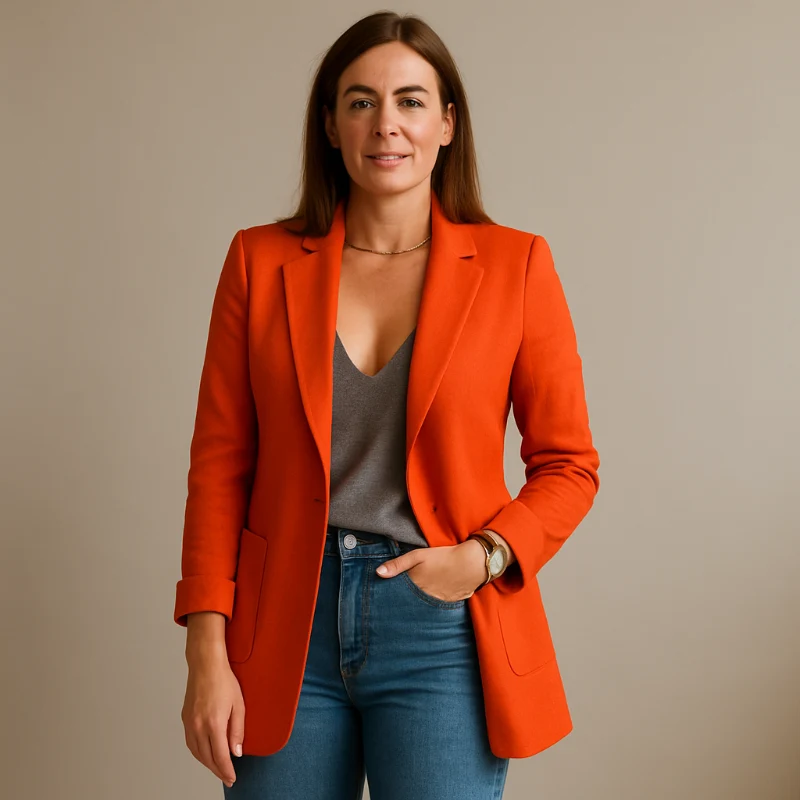Damen Longblazer – Eleganter Blazer für Stilvolle Outfits