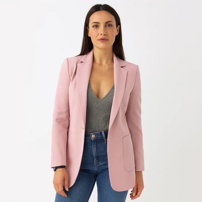 Damen Longblazer – Eleganter Blazer für Stilvolle Outfits