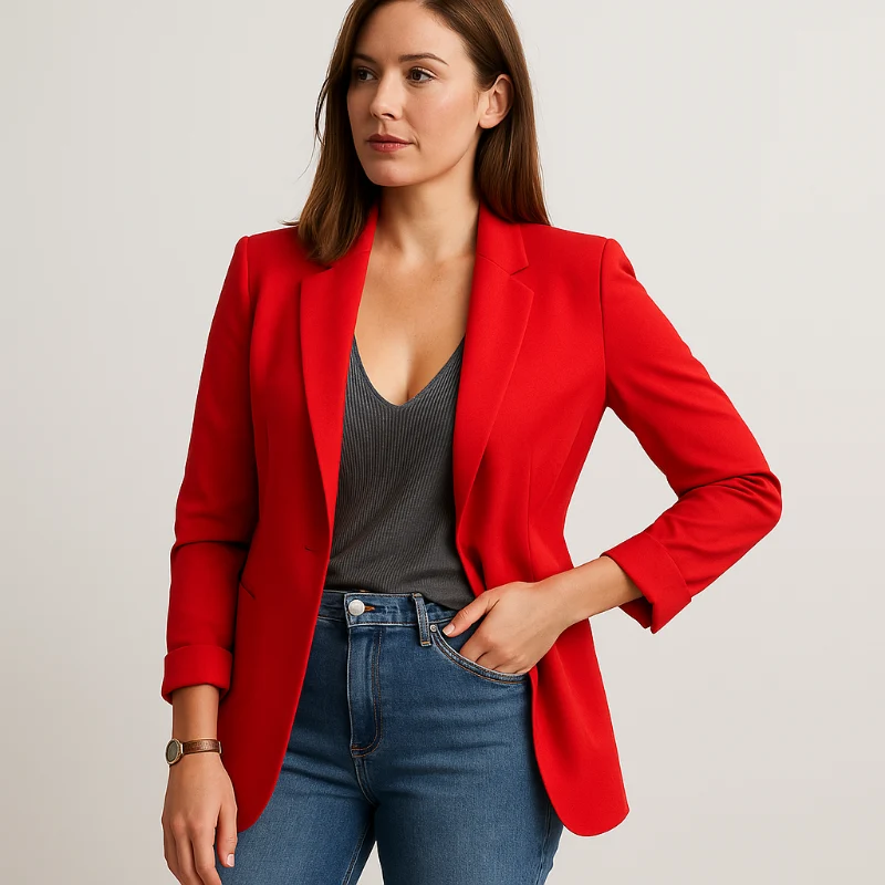 Damen Longblazer – Eleganter Blazer für Stilvolle Outfits