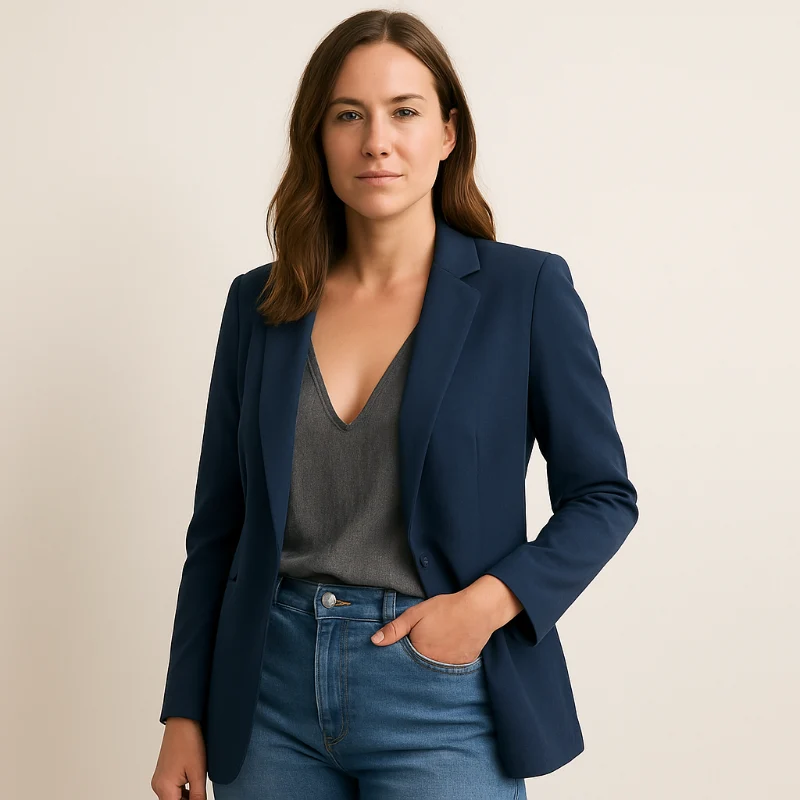 Damen Longblazer – Eleganter Blazer für Stilvolle Outfits