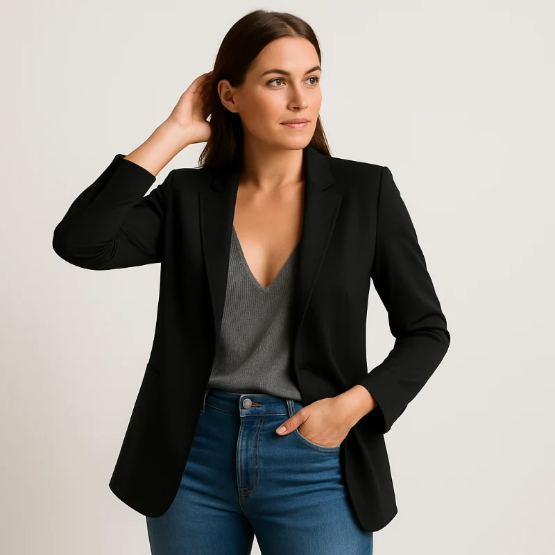Damen Longblazer – Eleganter Blazer für Stilvolle Outfits