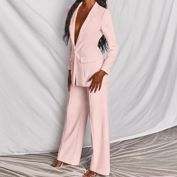 Damenanzug mit Blazer und Hose für Festliche Anlässe - Eleganter Damen Anzug