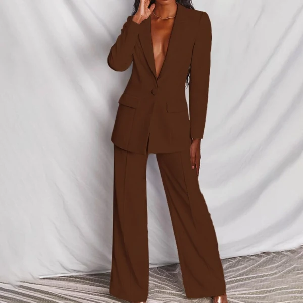 Damenanzug mit Blazer und Hose für Festliche Anlässe - Eleganter Damen Anzug