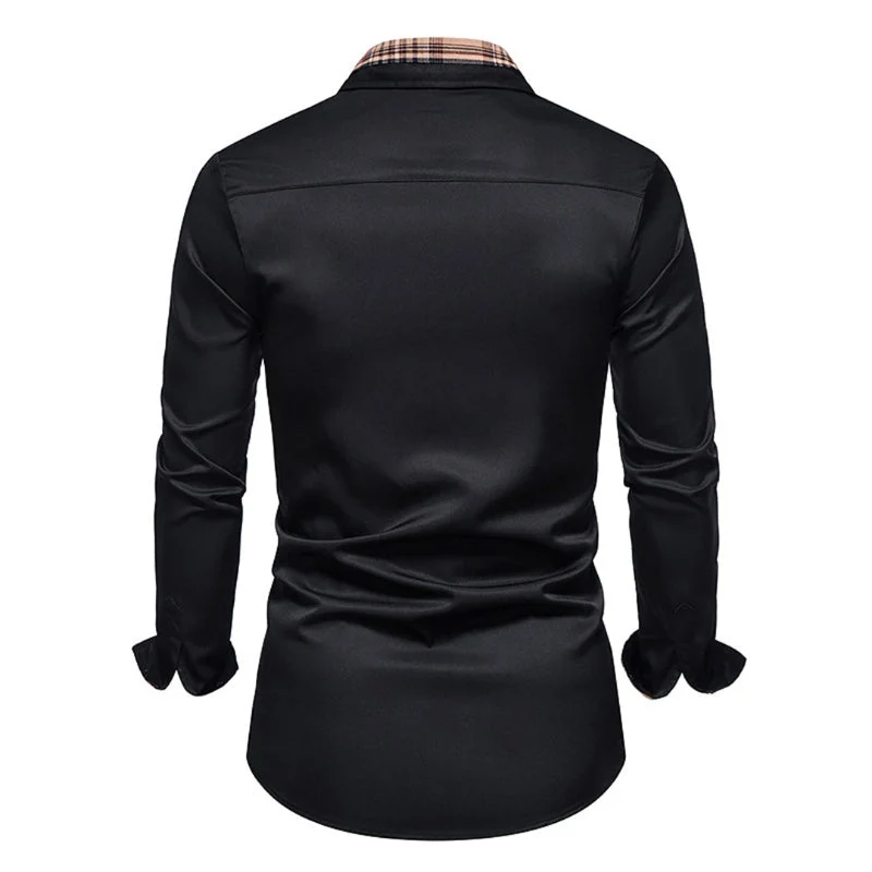 Herren Langarm Casual Hemd für Vielseitige Anlässe