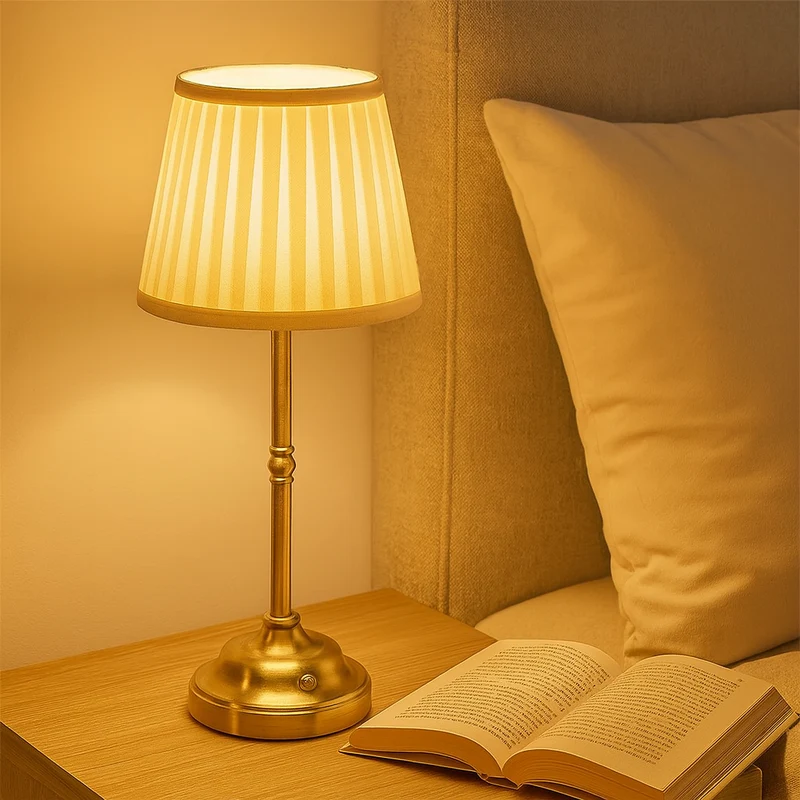 Lumora | Elegante kabellose LED-Tischleuchte