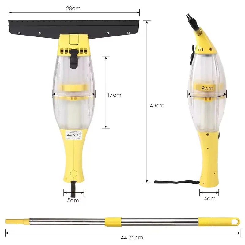 Lustris | Elektrisches Fenstersauger-Set