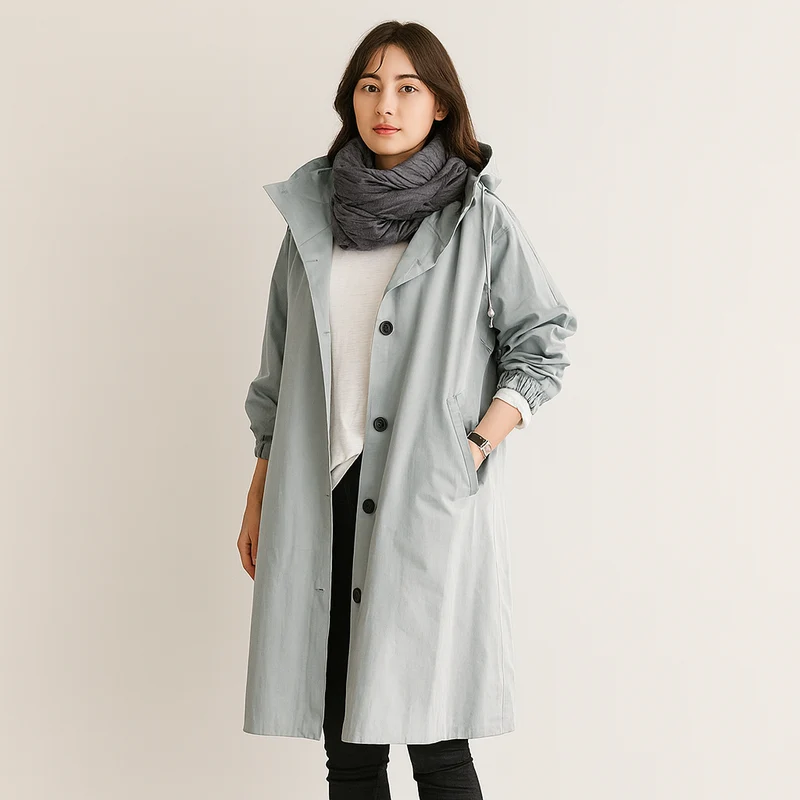 Ella | Zeitloser, wasserdichter Trenchcoat