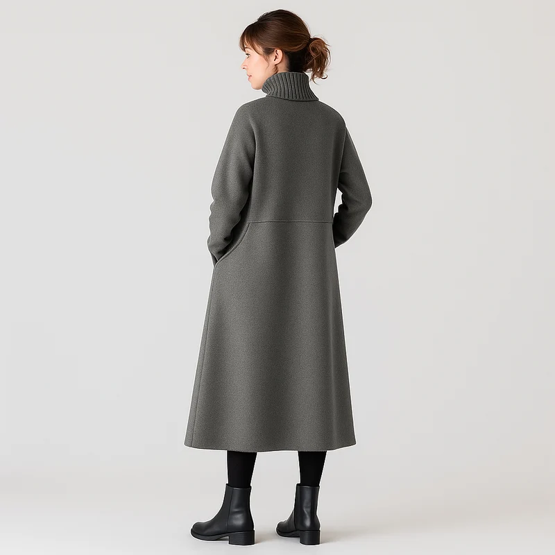 Helene | Strickkleid mit Taschen