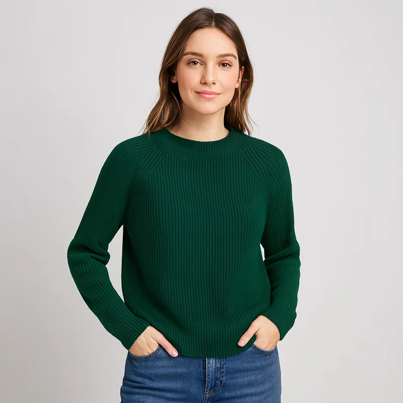 Klara | Rundhals-Strickpullover