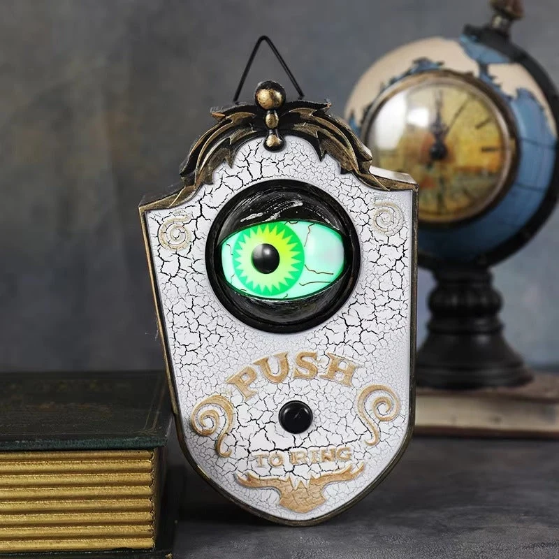 FrightENing – Halloween Spinnen-Türklingel mit Licht