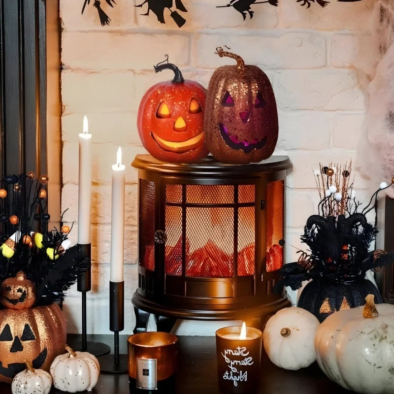 SpookSquash Halloween Kürbis-Deko – Festliche Herbstdekoration für Innen & Außen