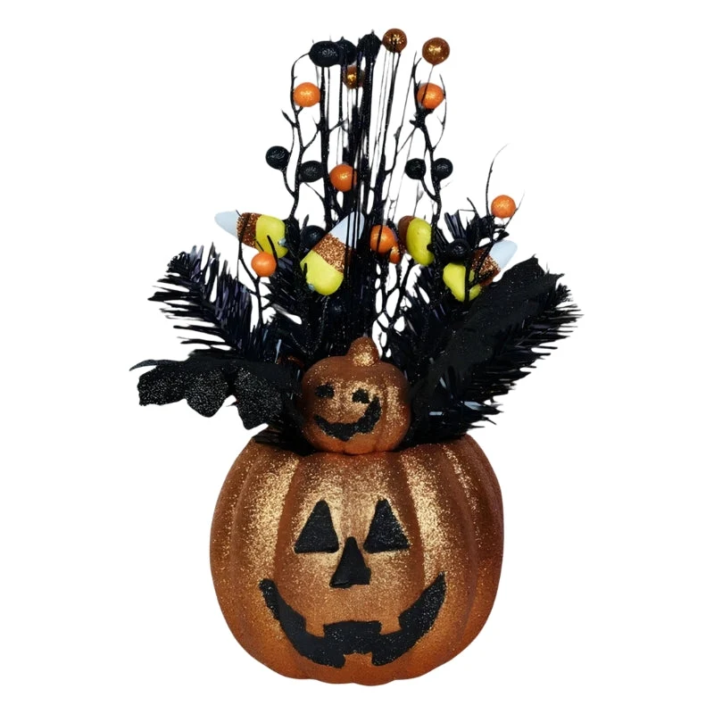 SpookSquash Halloween Kürbis-Deko – Festliche Herbstdekoration für Innen & Außen