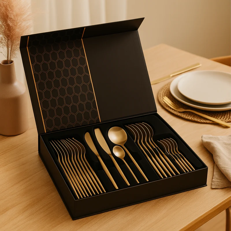 Ardenza | 24-teiliges Western-Steakbesteck-Set