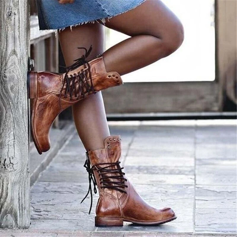 Elvian | Elegante Lederstiefel mit weichem Futter