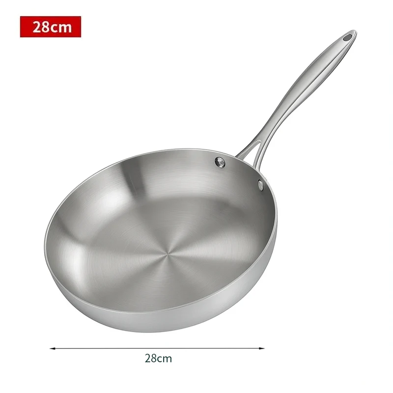 Cuisaro | Edelstahl-Bratpfanne für Induktion und Gas