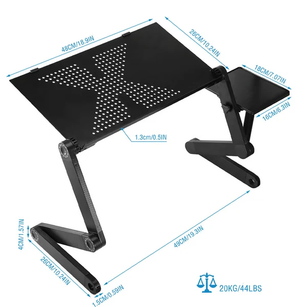 FlexStand Pro – 360° verstellbares Laptopständer