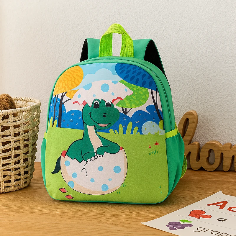 Trendiger Schulrucksack für Kinder – Cooler Dinosaurier-Print, leicht & robust