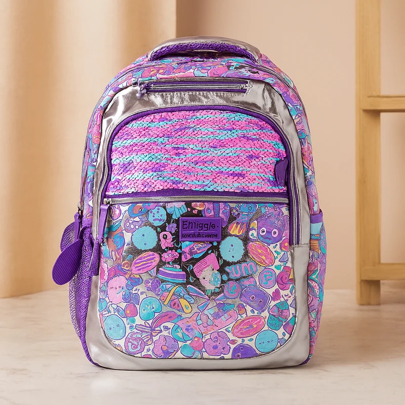 Süßer Rucksack mit Cartoon-Katze und Panda – Kinder-Schultasche für Mädchen mit gepolsterten Trägern