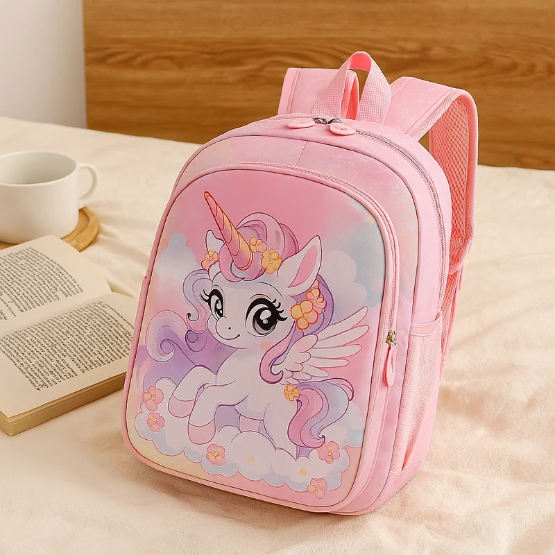 2025 Prinzessinnen-Rucksack für Mädchen – Leichte, faltbare Tasche mit süßem Wolken-Design