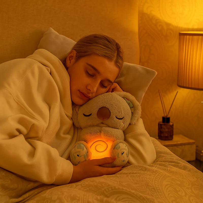 Aura – Beruhigendes Koala-Plüschtier zur Entspannung und Stresslinderung | Weicher Kuschelfreund für Kinder und Erwachsene