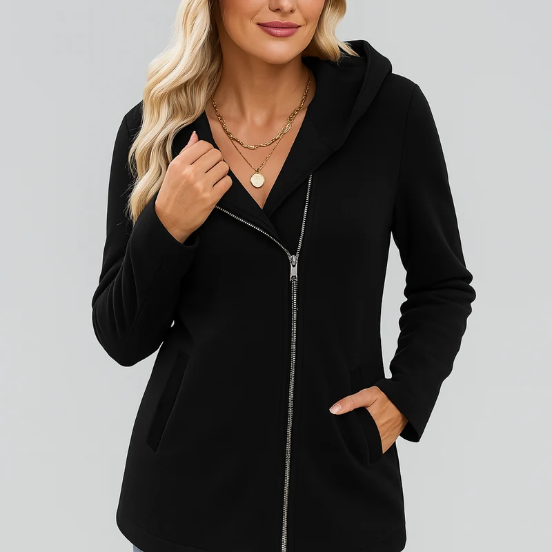 Kuscheliger Alltags-Hoodie-Mantel – Bequem & Vielseitig kombinierbar