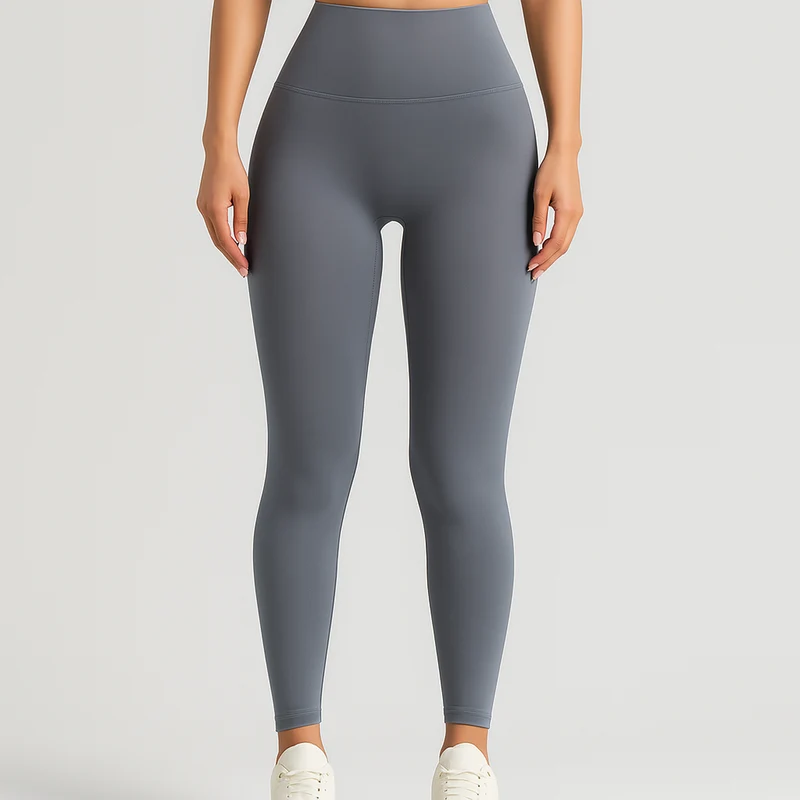 Damen Yoga Leggings mit Hohem Bund – Bauchkontrolle & Stretch Passform für Yoga & Pilates