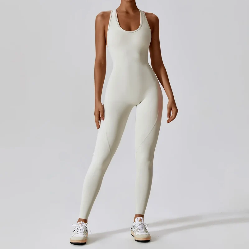 Solider Yoga-Jumpsuit für Damen – Einteilige Activewear für Yoga & Pilates