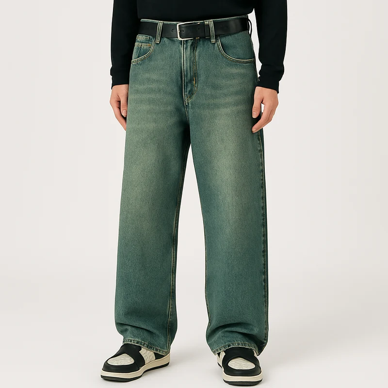 4Legend – Herren Flare Jeans – Lässiger Streetstyle, Taschen, reifer Look