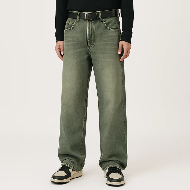 4Legend – Herren Flare Jeans – Lässiger Streetstyle, Taschen, reifer Look