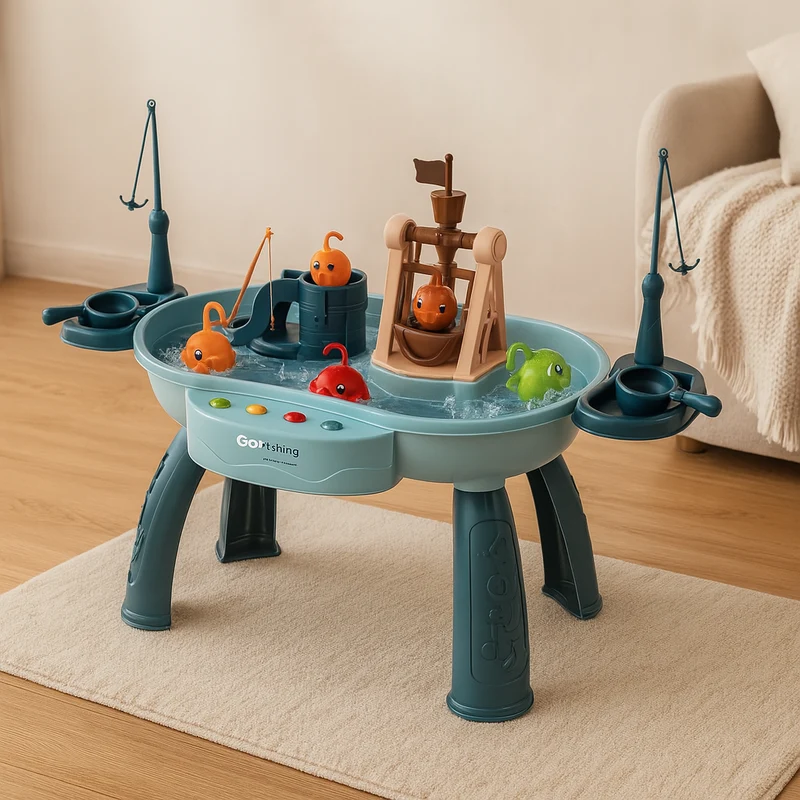 Tots’n’Trout - Multifunktionale Fischspielplattform für Kinder Montessori-Spielzeug