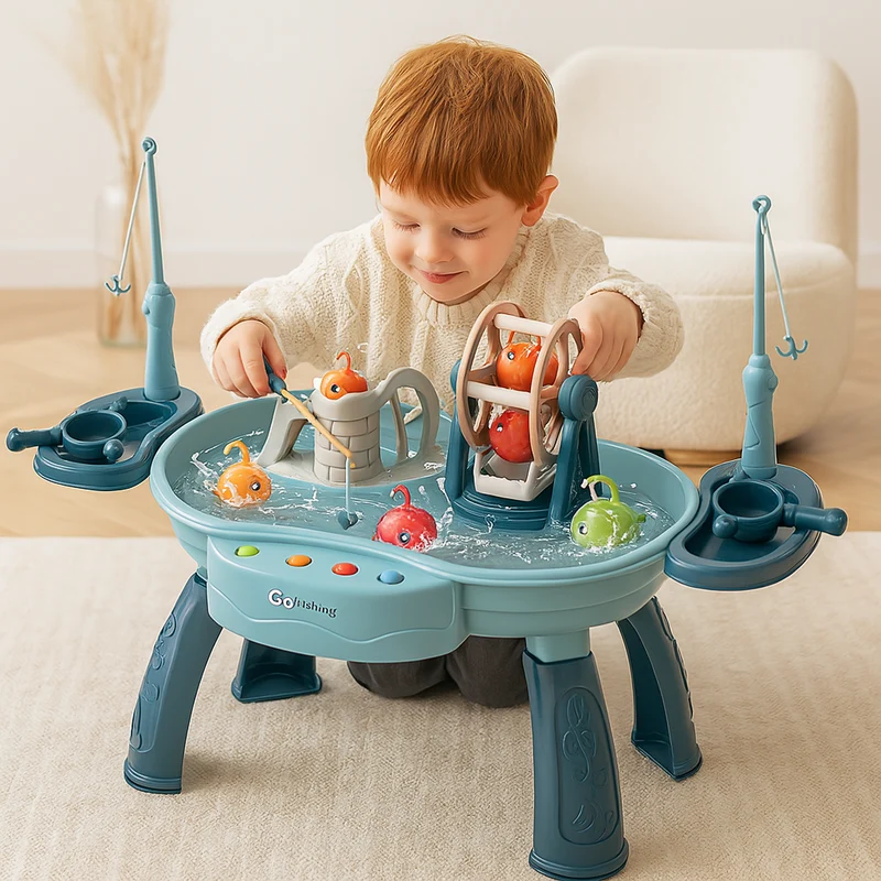 Tots’n’Trout - Multifunktionale Fischspielplattform für Kinder Montessori-Spielzeug
