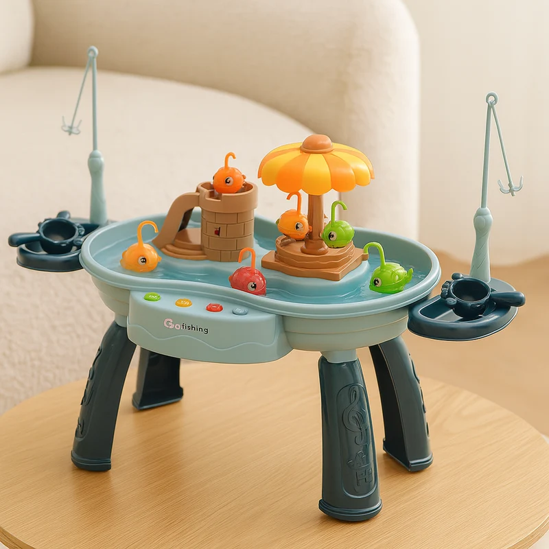 Tots’n’Trout - Multifunktionale Fischspielplattform für Kinder Montessori-Spielzeug