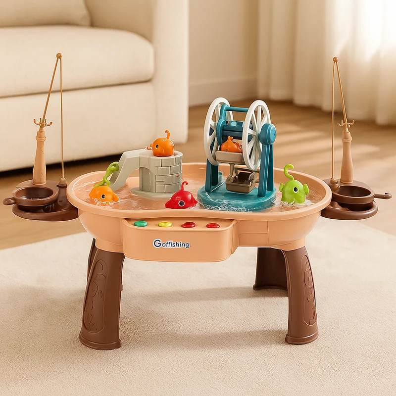 Tots’n’Trout - Multifunktionale Fischspielplattform für Kinder Montessori-Spielzeug