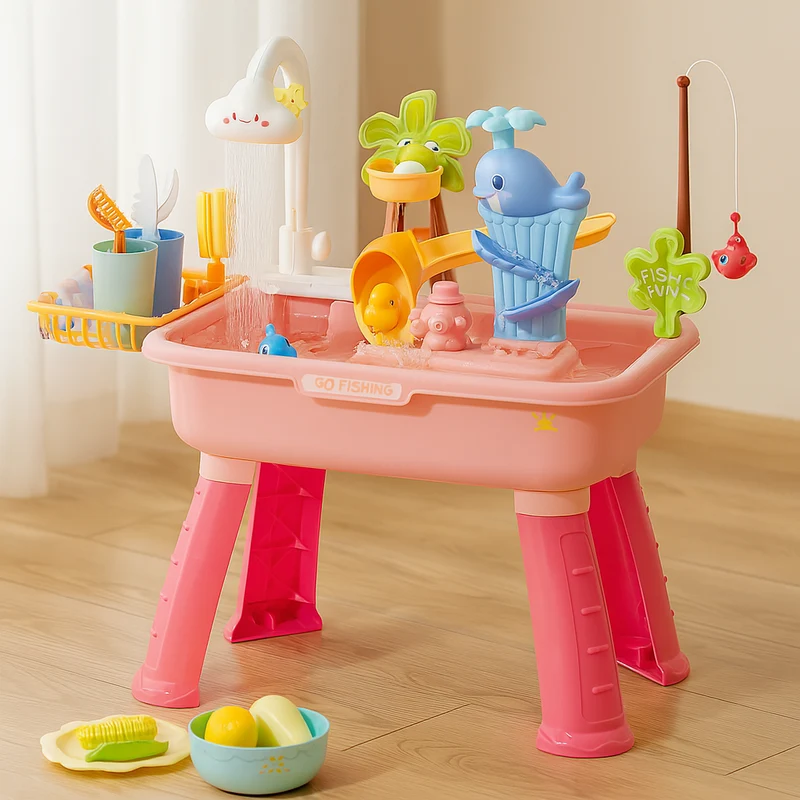 Splash ‘n Fish - Lustiges Wasser-Spiel für Kinder mit Meersalzfischfang