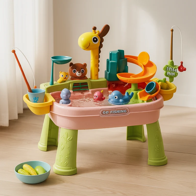 Splash ‘n Fish - Lustiges Wasser-Spiel für Kinder mit Meersalzfischfang