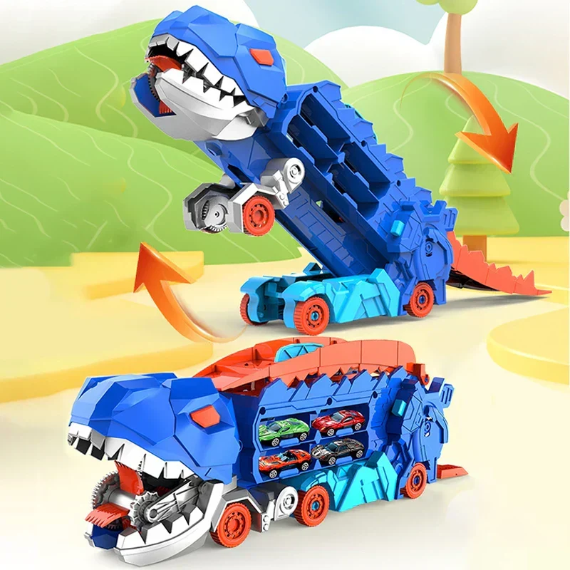 RexHaul – Dinosauretrage-Spielzeug mit 6 Dinosaurierfiguren, robuste Konstruktion, fantasievoller Spaß