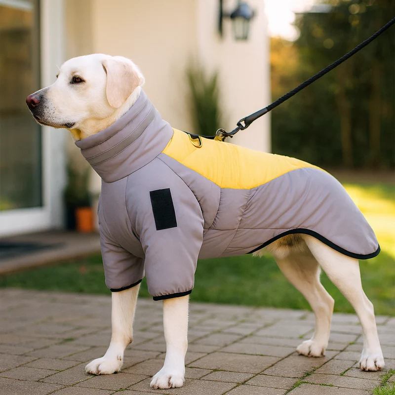 PawEase – Hundejacke mit verstellbarer Passform und integriertem Geschirr