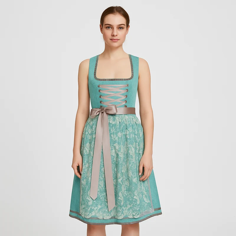 Heidi Dirndl Damen – Modernes Kleid für Oktoberfest