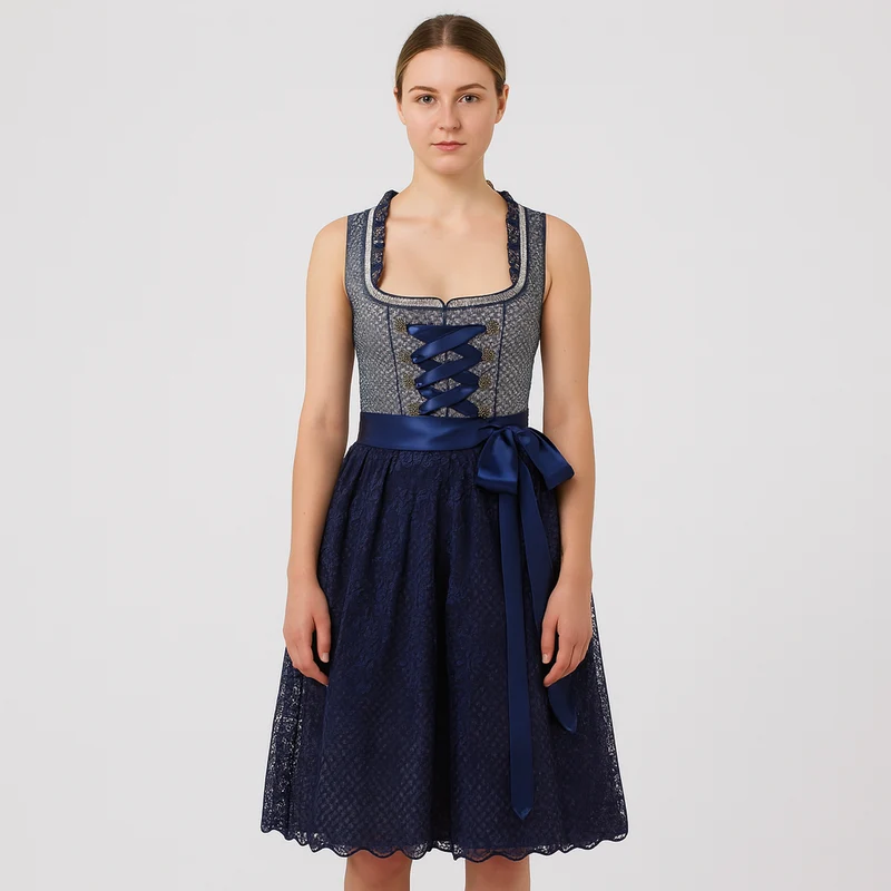 Heidi Dirndl Damen – Modernes Kleid für Oktoberfest