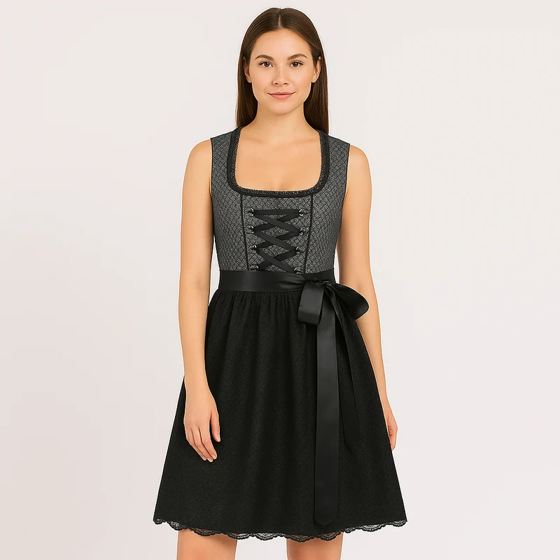 Heidi Dirndl Damen – Modernes Kleid für Oktoberfest