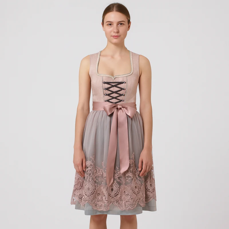 Heidi Dirndl Damen – Modernes Kleid für Oktoberfest