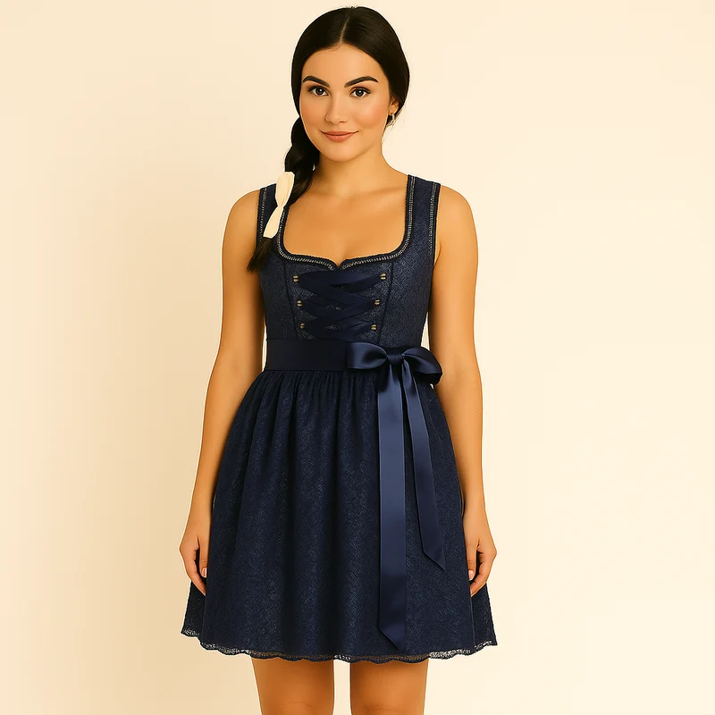 Heidi Dirndl Damen – Modernes Kleid für Oktoberfest