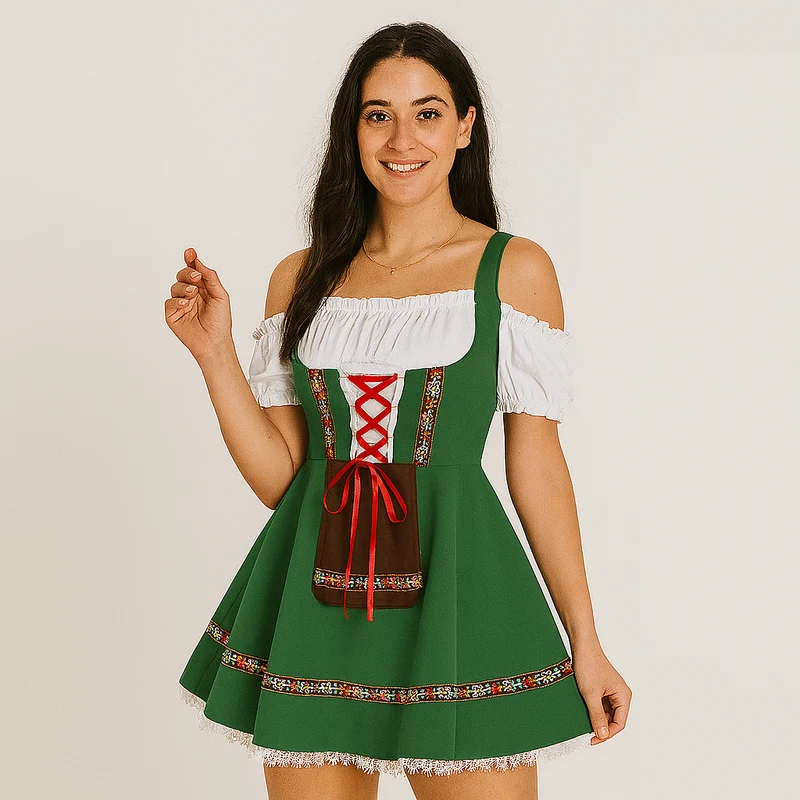 Dirndl Kostüm Damen – Ideal für Oktoberfest & Themenparty