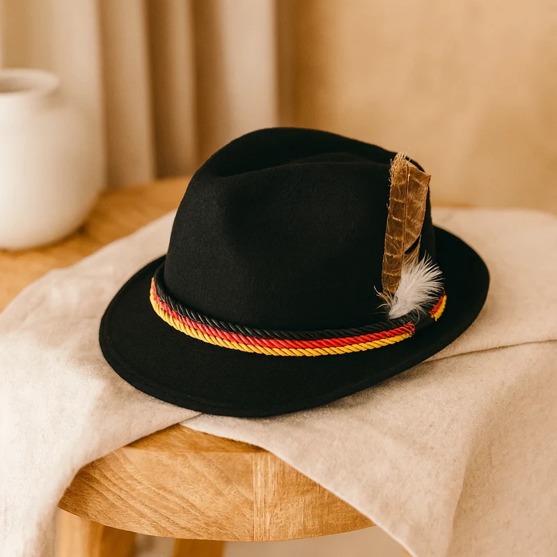 Oktoberfest Hut Herren – Münchner Jazzhut im Bayerischen Stil