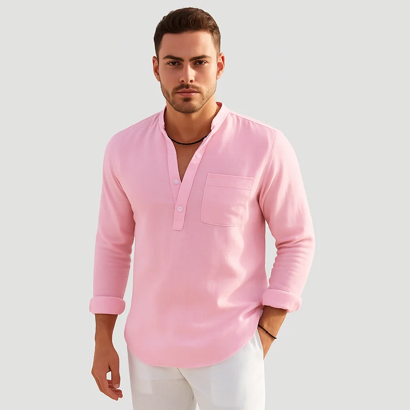 Lendon - Elegantes Leinenhemd für Herren - Sommer Chic