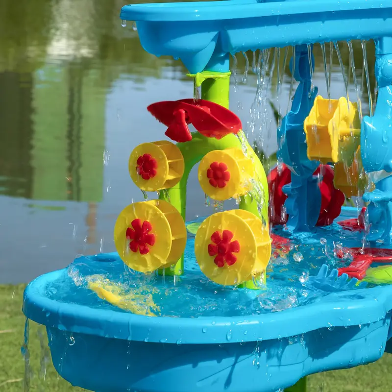 Playshore – Sand- und Wasser-Spielplatte mit 3 Schichten